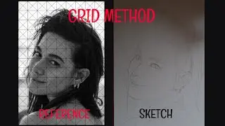 How to use Grid Method in Drawing Portraits |  Beginner's Guide | Bea Alonzo Portrait | ARKI PHI TV
