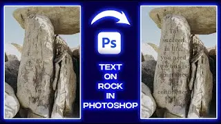 Text on Rock in Photoshop 
