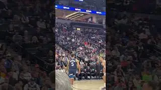 Jaden McDaniels makes a three #ball #basketball #timberwolves #nba #tough #threepointer #suns
