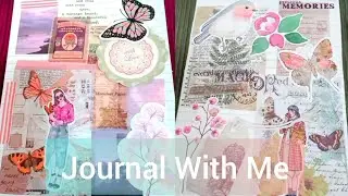 Journal With Me | Aesthetic #journalwithme #creativejournaling #journaling #scrapbooking #aesthetic