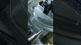 🏒 5 axis HOCKEY Stick being machined!!