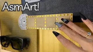 AsmArt!! * Aka Art made for ASMR! * Tapping & Scratching * No Talking * ASMRVilla