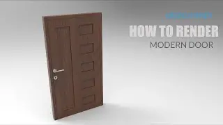 How to Make a Render of Door in keyshot - URDU/HINDI