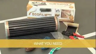 ECOFILM PRO Underfloor Heating Kit Installation