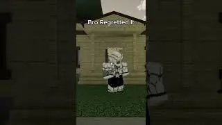 Bro regretted it #roblox #memes #shorts