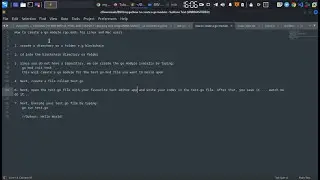 Create a Go mod file for Linux and Mac Users
