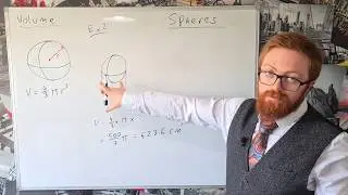 3D Mensuration - Volumes of Spheres