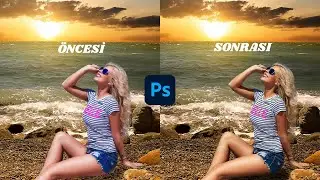 Photoshop Eski ve Yeni Sürümü ile iki Resim Arasında Renk Uyumu - Photoshop iki resim kaynaştırma