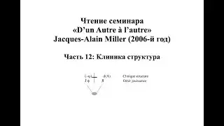 Комментарий Миллера к семинару «D’un Autre à l’autre» (12)
