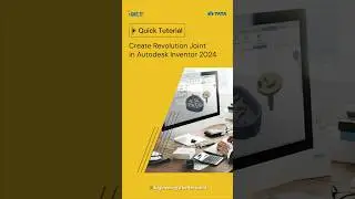 Create Revolution Joints in Autodesk Inventor. Watch the full video:  https://tatatech.wiki/4bz9o6n