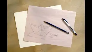 Transfer Your Drawing To Your Final Paper (homemade carbon paper on the cheap)