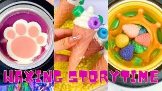 🌈✨ Satisfying Waxing Storytime ✨😲 