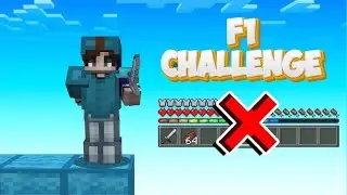 MİNECRAFT BEDWARS F1 İLE OYNAMA CHALLENGE | HYPİXEL BEDWARS