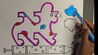 How to draw holi dog from 553 number step by step easy tutorial drawing