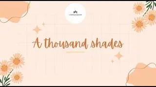 An Introduction, A Thousand Shades✨