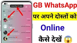 GB WhatsApp online showing not working 2023 / GB WhatsApp online Toast setting