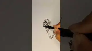 scribble art #shorts #scribbleart #coratcoret #art #drawing #pendrawing #sadart #darkart #gambar