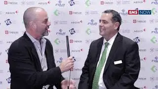 Eric Miscoll with Juan A. Arango, Managing Director – Americas, Koh Young Technology at APEX 2019
