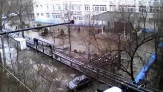 Дождь.Новый проект * Затопленная Астрахань *  Astrakhan  Rain Green Plants   VID 20190405 070119
