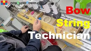 Semi-automated Traditional Korean Bow String Making Method