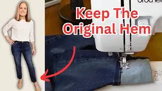 Short Girls Guide to Hemming Jeans Like a Pro! Style Hack!
