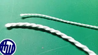 How to make a cord of any thickness from thread. Master class.