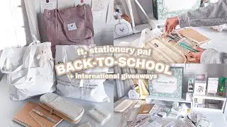 back to school 2022🍭ft. stationery pal + giveaways | hauls, school supplies, tote bags | Philippines