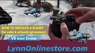 V8 NEW DRONE 2021 initiate a flight - Giveaway for schools and subscribers