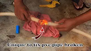 unique idea to restore old PVC pipe for watering. #diy #home #freeenergy #farming