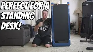Inexpensive walking pad that works great! FUNMILY home office under desk treadmill.