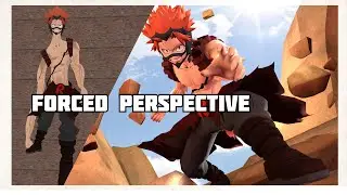 Forced Perspective - Red Riot Poster
