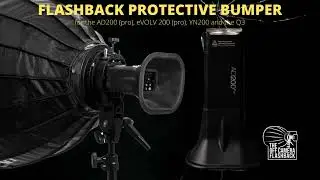 FLASHBACK PROTECTIVE BUMPER, fender, Off Camera Flash, Godox AD200, pro, Flashpoint eVOLV 200, pro,