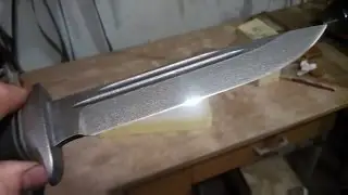 Knife SOG Gov-Tac: regrind, disassembly and etching