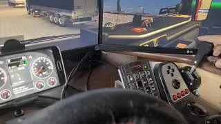 ETS2 Parking brake controller test.
