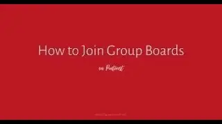 How to Join Pinterest Group Boards