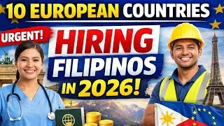 10 Best European Countries That Need Filipino Workers in 2026|High Pay + Work Visa