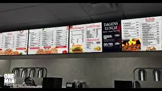 Pizzeria Amigo Digital Menu Board Signage #digitalmenuboard  #digitalsignage