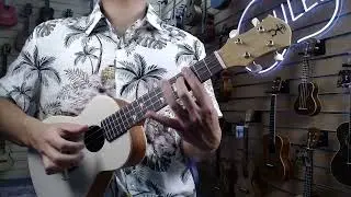 aNueNue Ariel's Cactus Solid Spruce Concert Ukulele Sound Demo - ANN-AC2