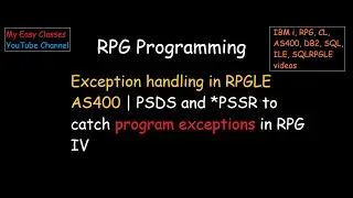 Exception handling in rpgle as400 | PSDS and *PSSR to catch program exceptions in RPGLE