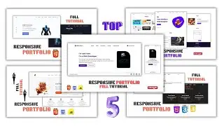 Master Frontend Web Development With 5 Real World Portfolios using html css js Beginners to Advanced