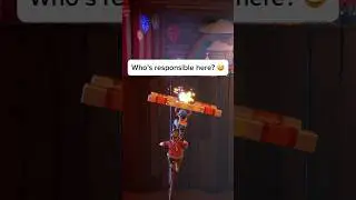 Two player tightrope challenge ain’t easy 😂 
