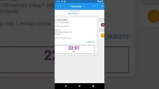 Workouts app clone - slidy slidey hacks
