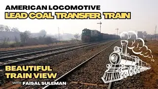 American Locomotive is Lead the Coal Transfer Train | Abdul Hakim Railway station