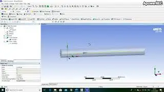 Simply Supported 1 D Beam Element Problem | Ansys | Pranita G Thakur