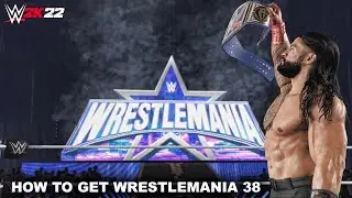 DOWNLOAD NOW! Wrestlemania 38 Arena for WWE 2K22