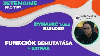 JetEngine Pro Tippek #5 | Dynamic Table Builder - Bemutató + extrák