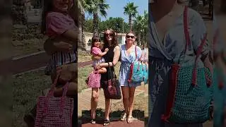 Вязанные сумки из рафии связались этим летом/Мк смотрите на канале