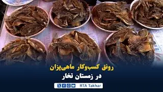 رونق کار ماهی‌پزان در فصل زمستان تخار