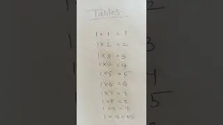 Tables  #viral #shorts #youtubeshorts #tables #maths