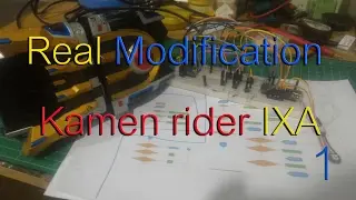 Modify kamen rider Ixa belt part 1